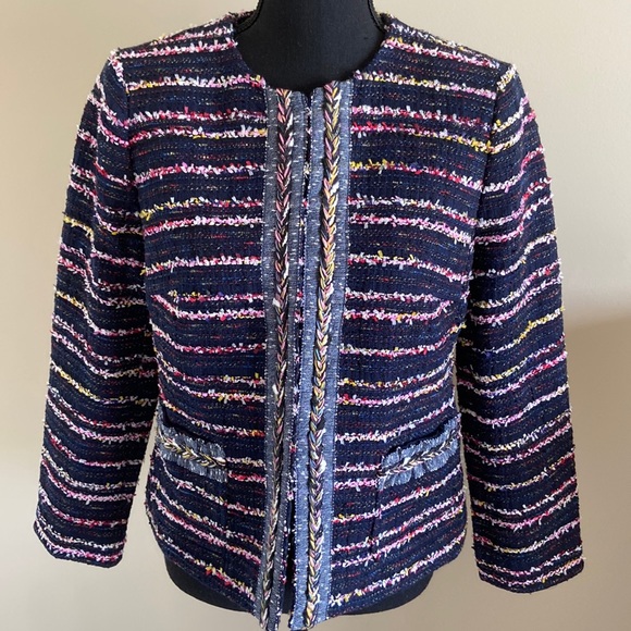 Talbots 8 Petite blazer. Spice up your wardrobe with this adorable piece. EUC! - Picture 1 of 11